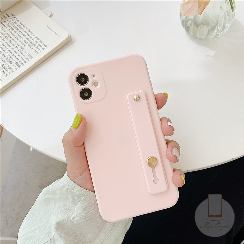 Casing Bahan Silikon Dengan Holder Untuk Iphone 11 Iphone 8plus 7plus 8 7 6 6s Plus X Xs Se