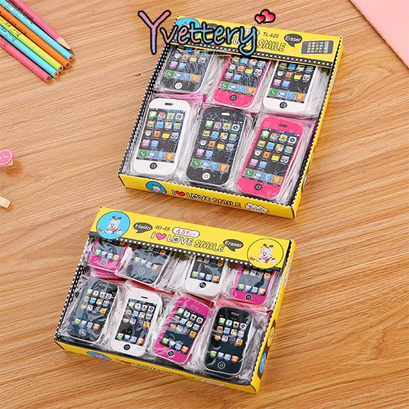 

[❤️COD]Alat Tulis Kreatif Kartun Penghapus Ponsel Apple Hadiah Hadiah Penghapus Lucu—Yy