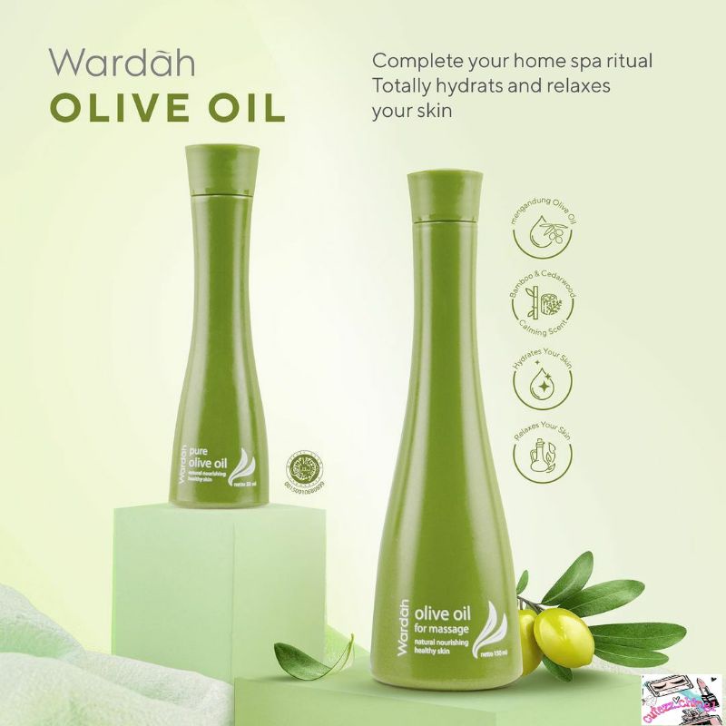 ☃Cutezz_Ching1☃Wardah Olive Oil for Massage 150 ml