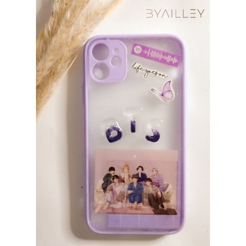 

Resin letter-sticker case
