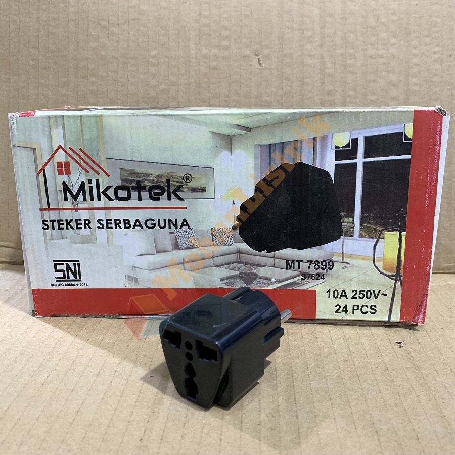 Over Steker Adaptor Kaki 3 ke 2 Travel Adapter Universal Multi SNI