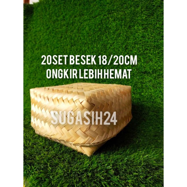 

20 PASANG ANYAMAN BAMBU SOKASE BESEK NASI