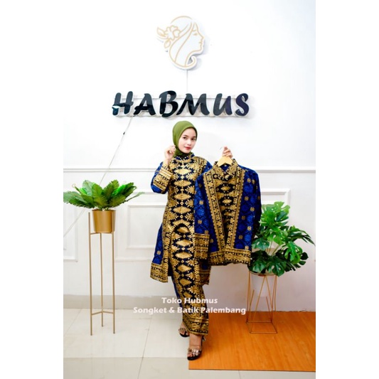 COUPLE BAJU KONDANGAN SETELAN SONGKET PALEMBANG