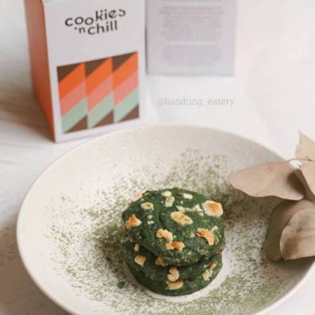 

Matcha Cookies 6pcs, Cookies n Chill [GOJEK BANDUNG]