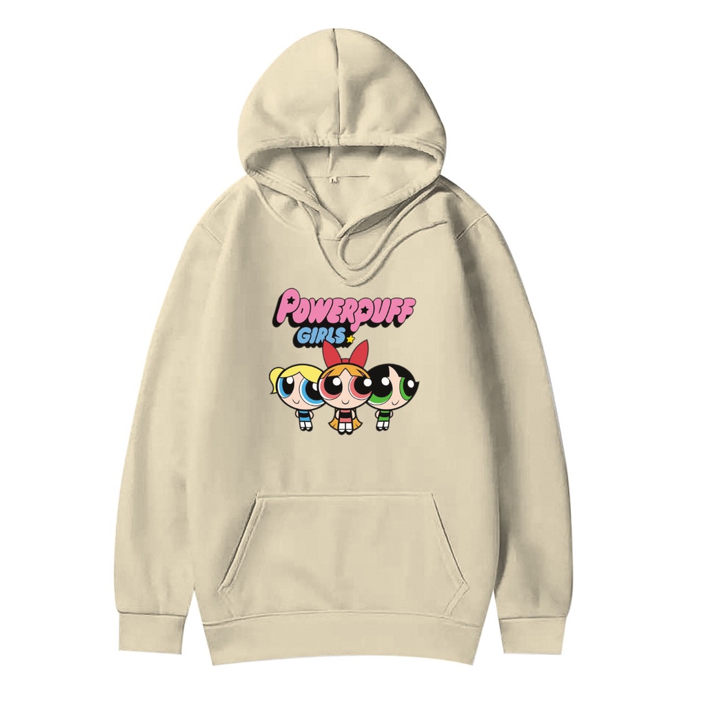 POWERPUFF GIRLS HOODIE JUMPER Size M-XXL