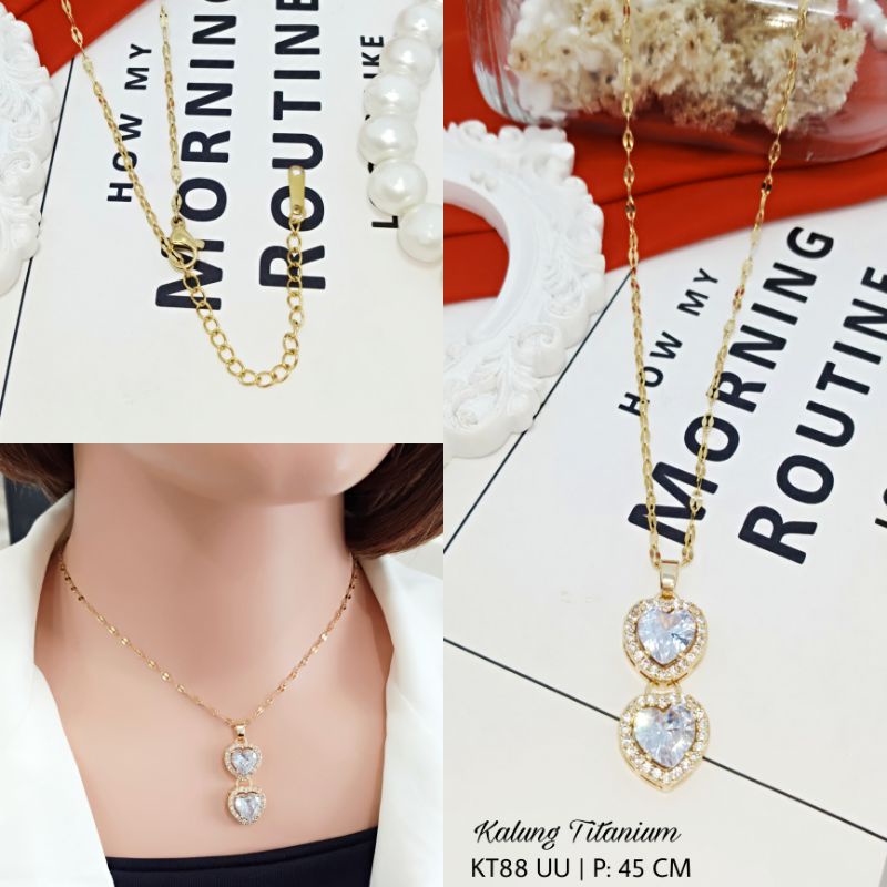 Kalung Titanium Wanita KT88 UU