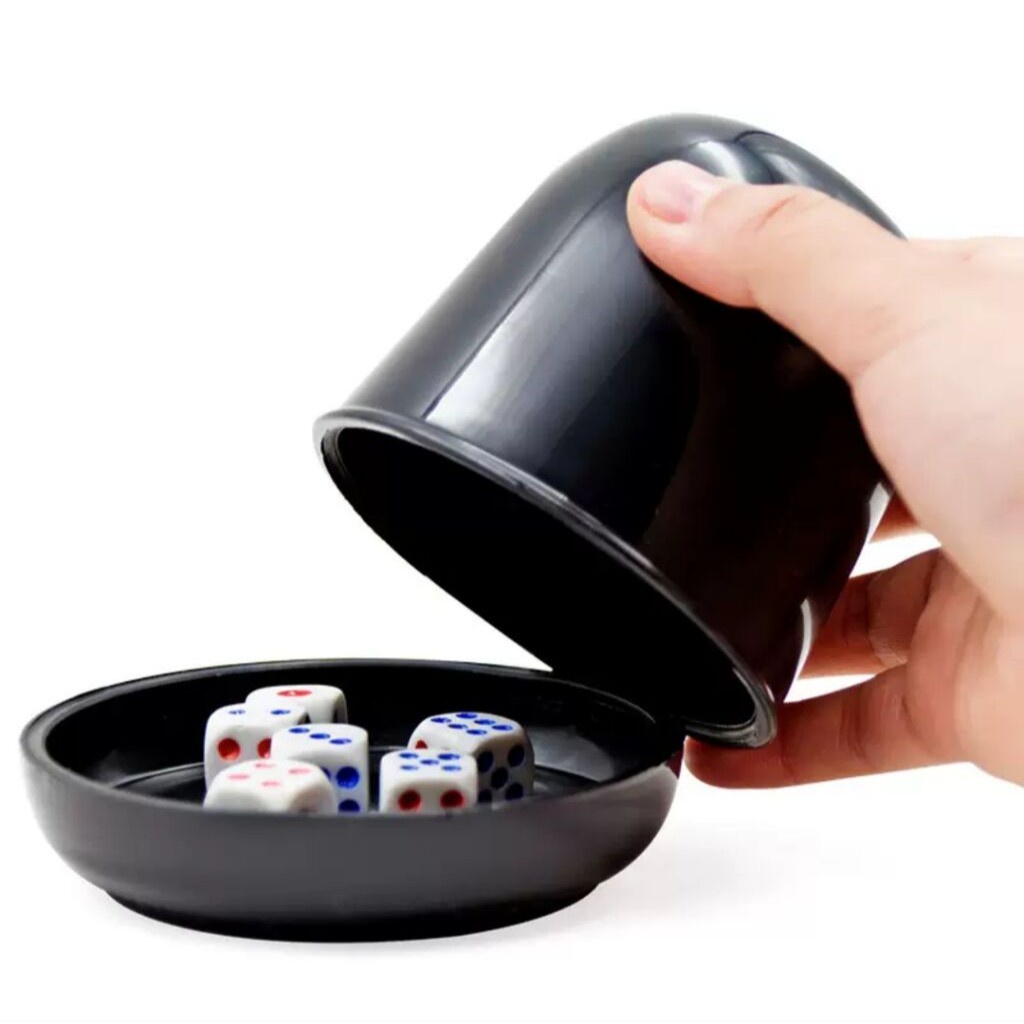 Minicart Dice Shaker Gelas Kocokan Dadu