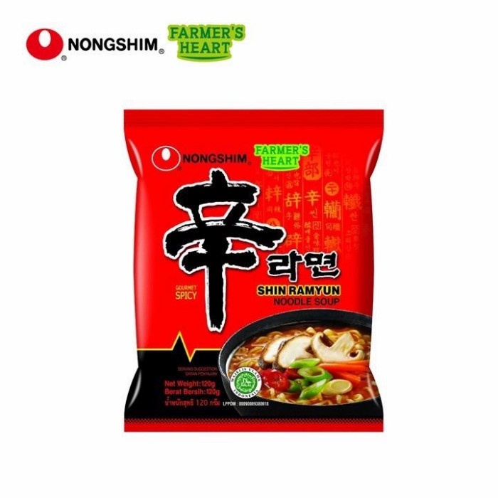 

Pasta-Aneka- Nongshim Shin Ramyun Spicy Mushroom 120 Gr -Aneka-Pasta.