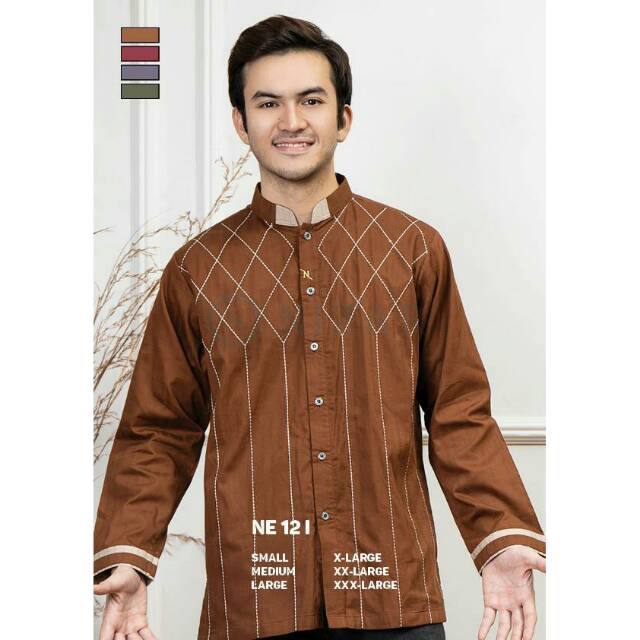 JUMBO Baju Koko Nizar Bordir NE 12i REGULER