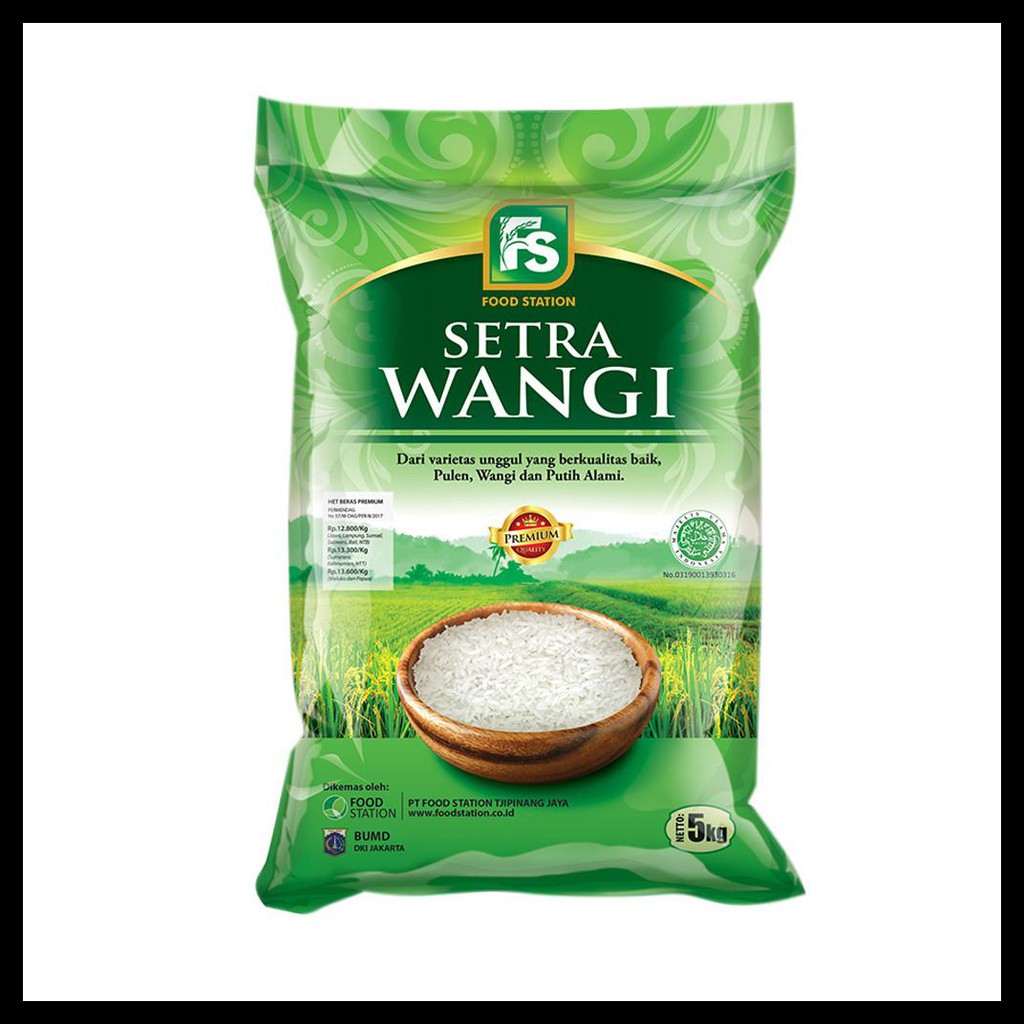

LANGSUNG ORDER SAJA BERAS PREMIUM FS SETRA WANGI 5KG (HARGA + ONGKIR)
