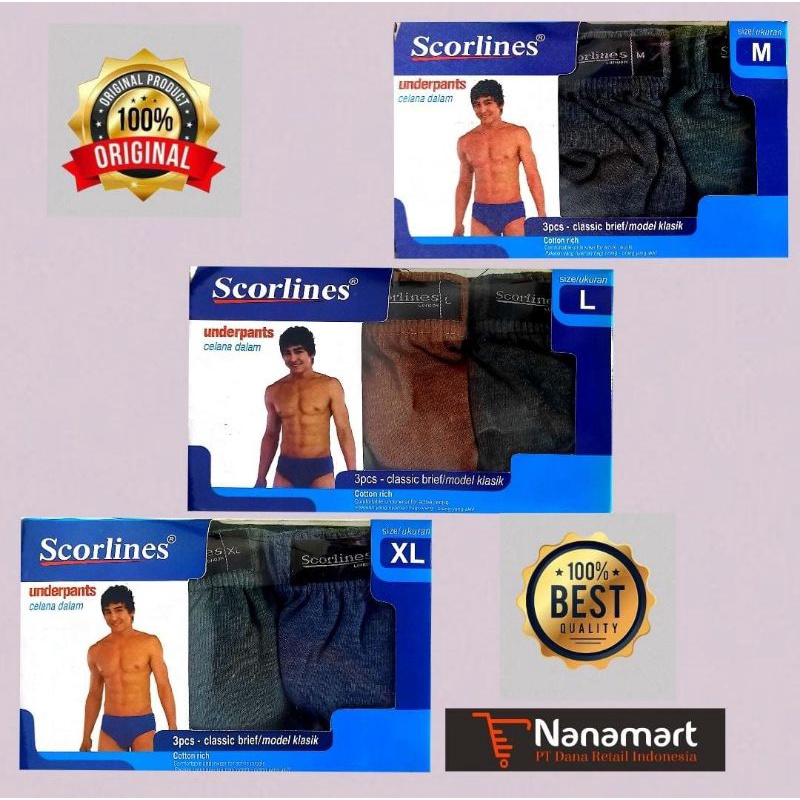 Scorlines Celana Dalam Pria