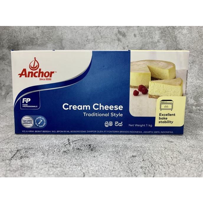 

BAYAR COD Anchor Cream Cheese 1 Kg