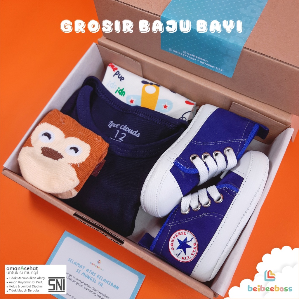 KADO BAYI / HAMPERS BAYI NEWBORN / KADO BAYI / BAJU BAYI/ HAMPERS BABY /GIF BOX BAYI PEREMPUAN / KADO BAYI CEWEK / KADO BAYI COWO / Baju Bayi Perempuan-5