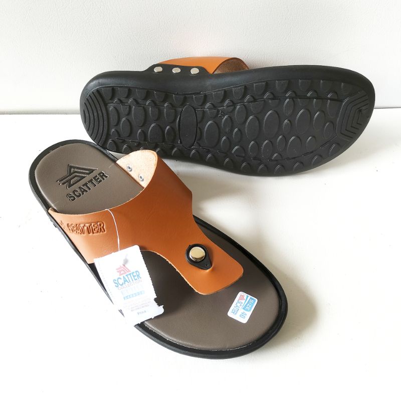 Sandal Pria Korean Style SCATTER Original 100%-Sandal Pria Distro Terbaru Terlaris