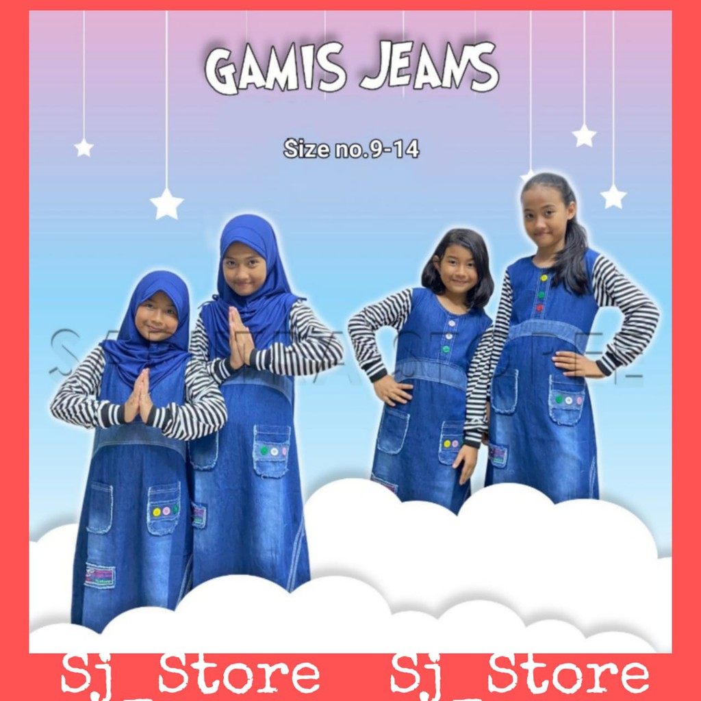 GAMIS JEANS ANAK SALUR TERBARU &amp; TERMURAH