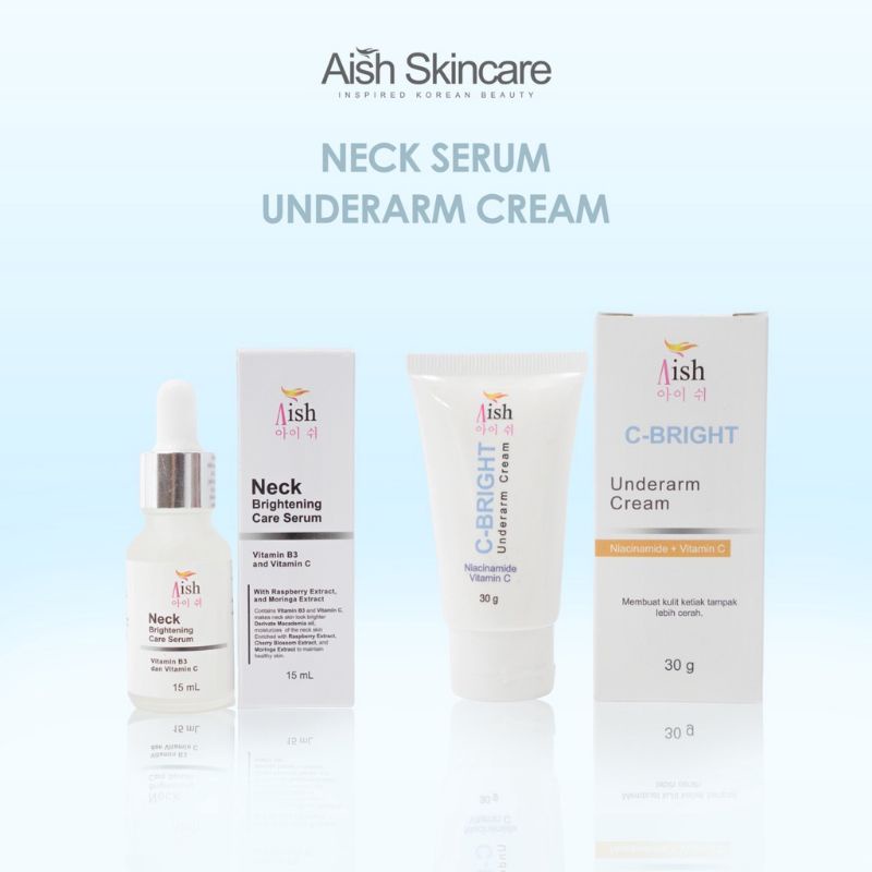 Aish Underarm Cream | Krim Pemutih Ketiak dan Selangkangan Hitam | Cream Untuk Area Lipatan dan Boko