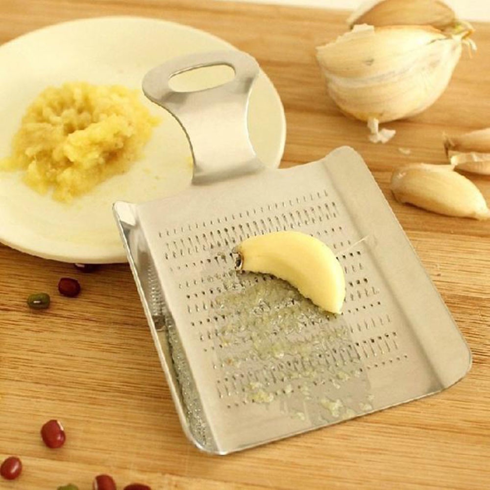 Parutan Jahe / Bawang Putih / Lemon / Jahe Manual Portable Bahan Stainless Steel Untuk Dapur