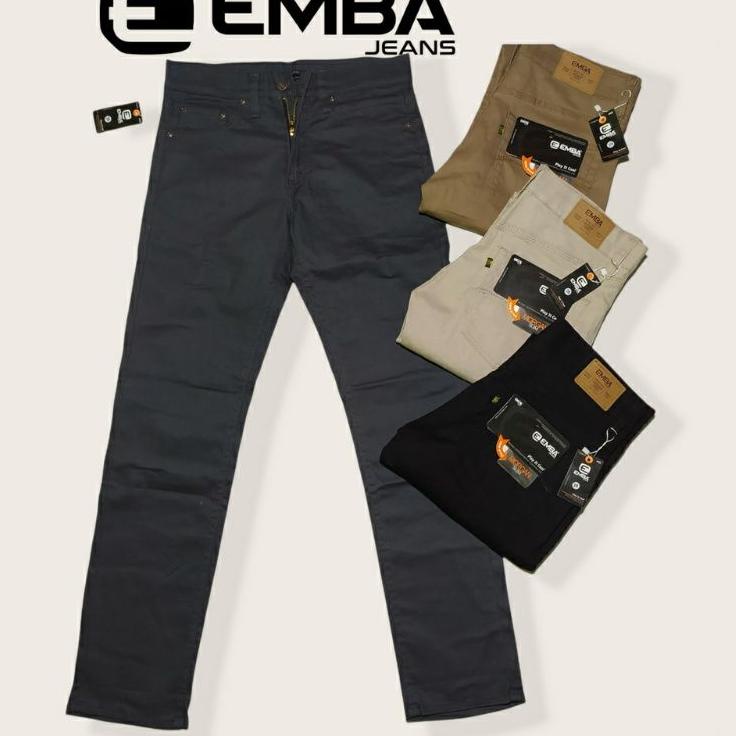 『30%』 celana emba. celana emba kanvas. celana emba chino reguler. celana emba standar reguler size 2