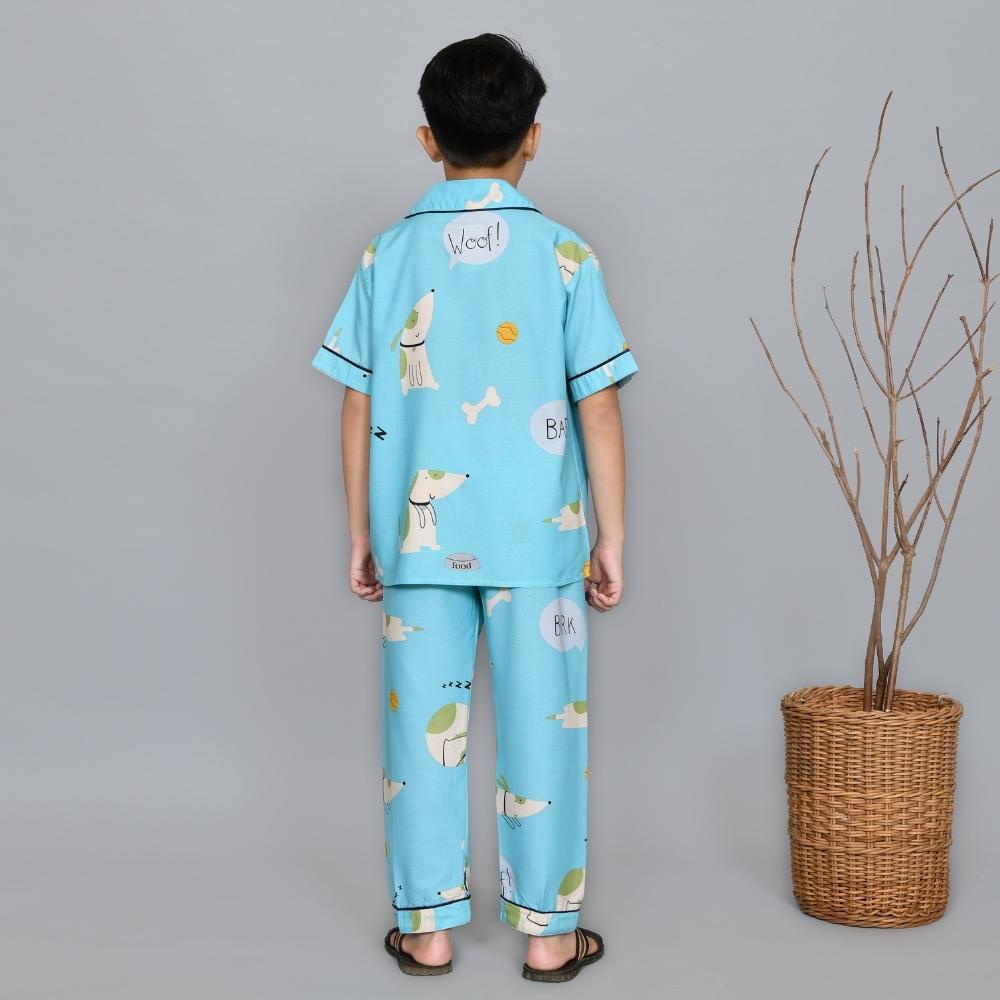 Nyenyak Piyama Anak Laki 6 - 8 Tahun / Setelan Baju Tidur Katun