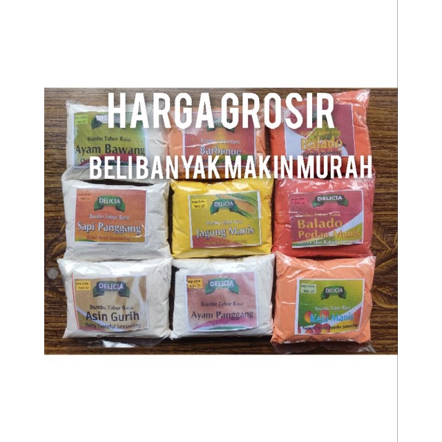 Bumbu Tabur premium DELICIA 100gr