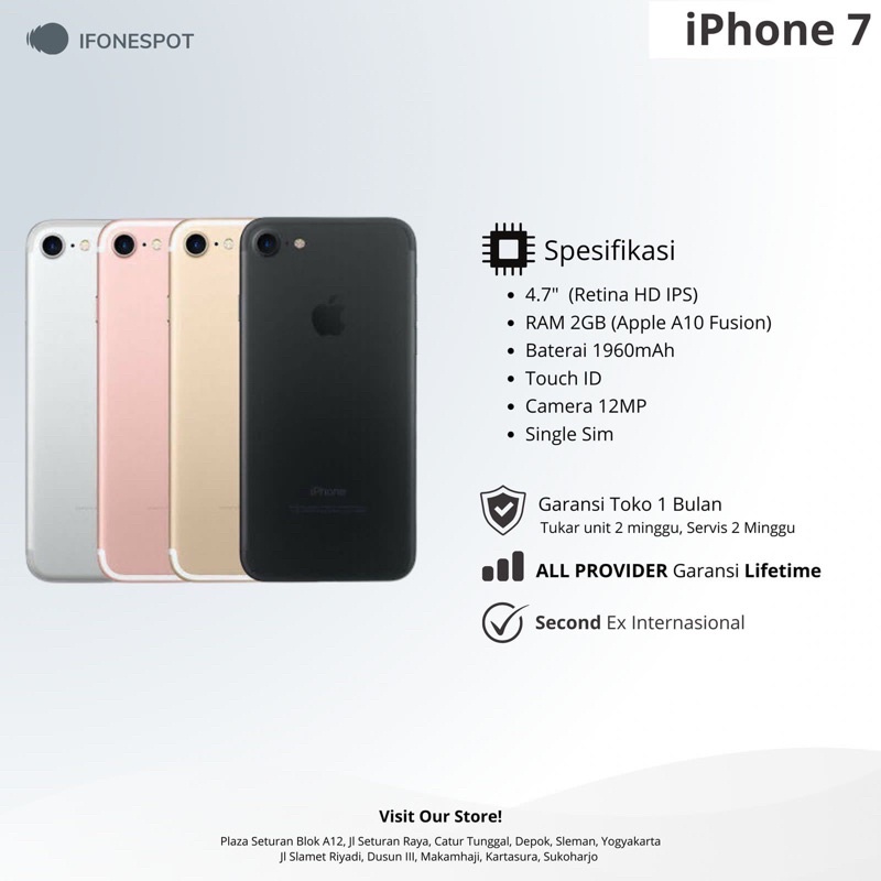 IPHONE 7 256 GB SECOND ORIGINAL