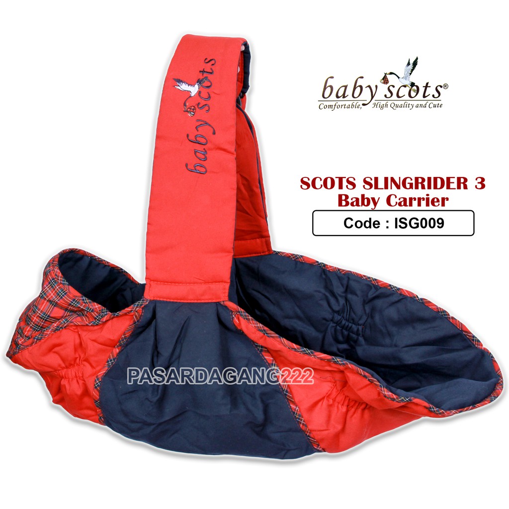 BABY SCOTS Gendongan Samping Baby Scots Reguler - Sling Rider ISG009