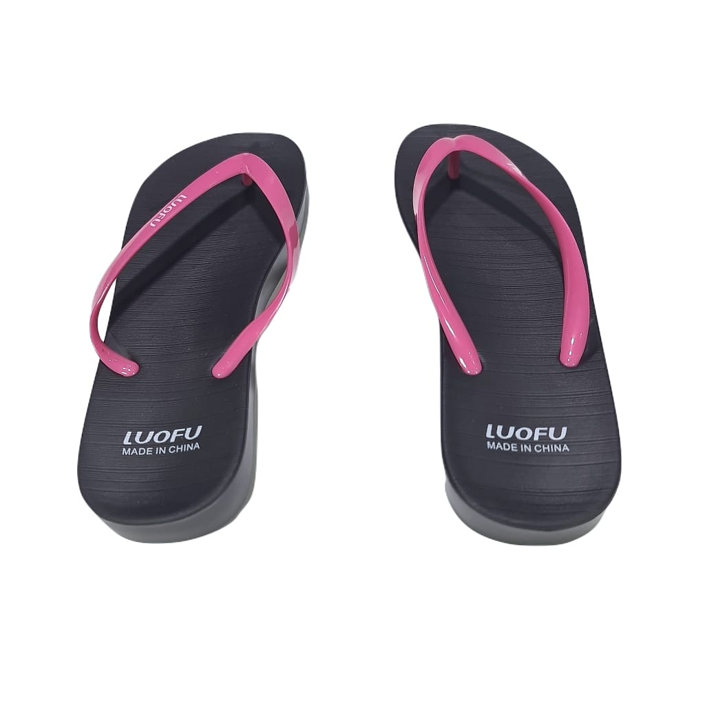 LUOFU ORIGINAL jelly sandal karet empuk murah jepit sandal japit wanita import 7140sh2wy