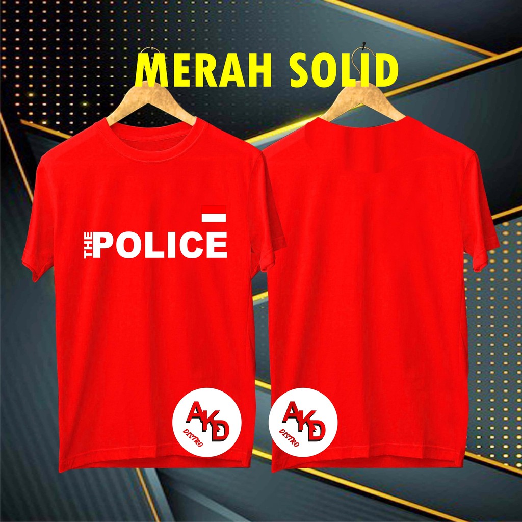 COD/KAOS THE POLICE BENDERA/KAOS EKSPRESI/KAOS HITS/KAOS BANDUNG/KAOS MURAH/KAOS DISTRO