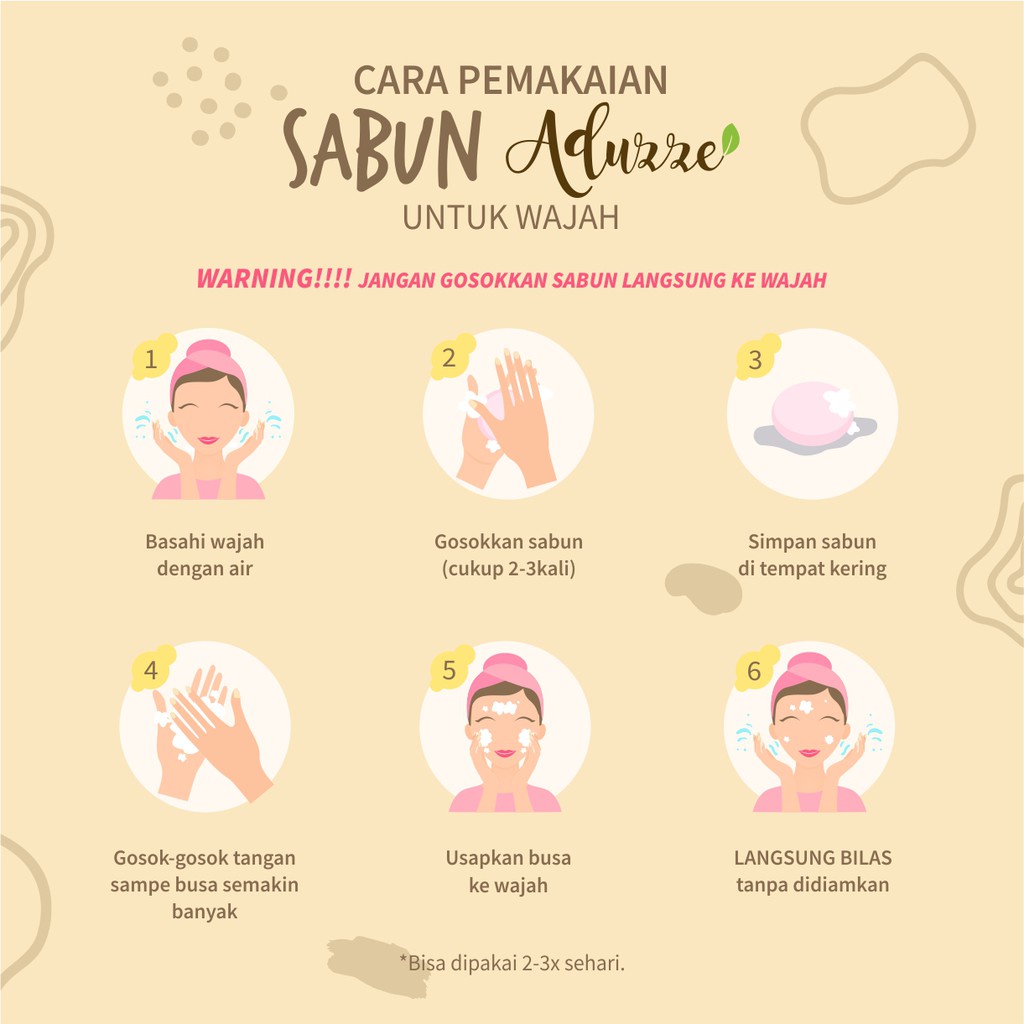 Sabun Herbal SEREH Aduzze Anti Gatal Nyamuk Menghilangkan Pegal Capek - Original isi 50 Gram Sabun Wajah Badan - 100% ALAMI - BPOM