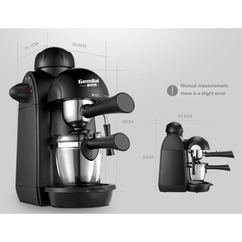 Gemilai mesin espresso kopi semi automatic