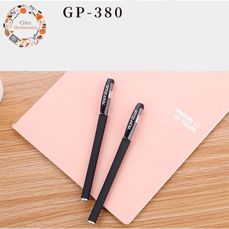 

CITRAHOMEWARE Pulpen Premium GeL 0,5mm Test 2 Gp-380 [HITAM] Import Original Tangerang Premium Quality