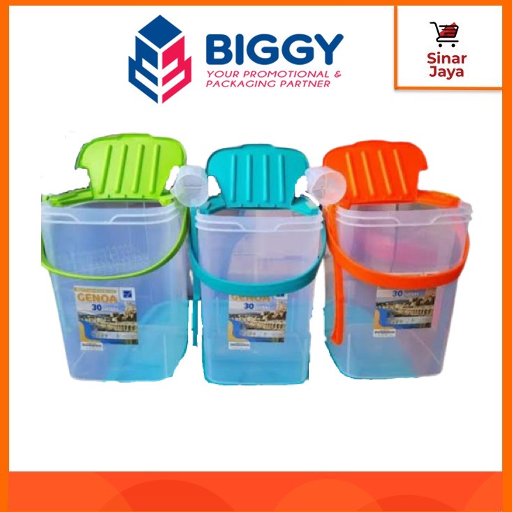 BIGGY Genoa Toples / Akuarium Es Buah + Gayung 30 Liter