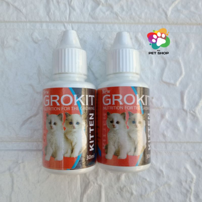 Jual GROKIT 30ml Vitamin Pertumbuhan Anak Kucing / Kitten
