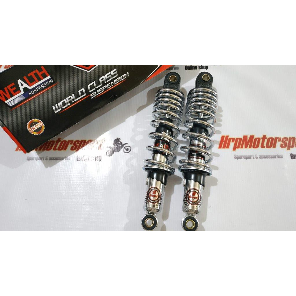 SHOCKBREAKER - SHOCK BELAKANG JUPITER VEGA 280mm CHROME WEALTH
