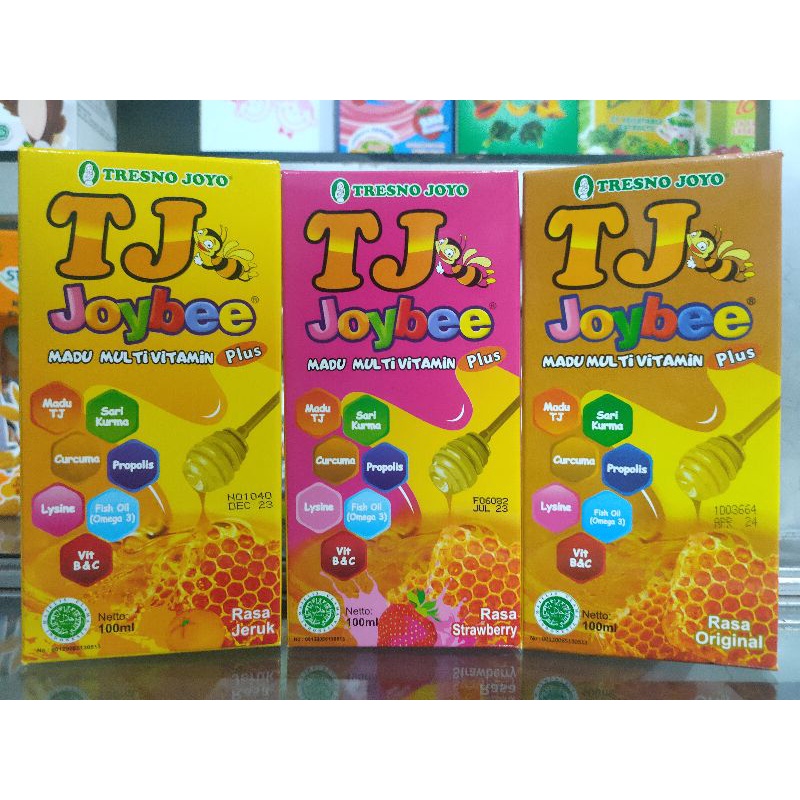 MADU TJ JOYBEE JOY BEE ALL VARIAN (Strawberry, Madu dan Jeruk)