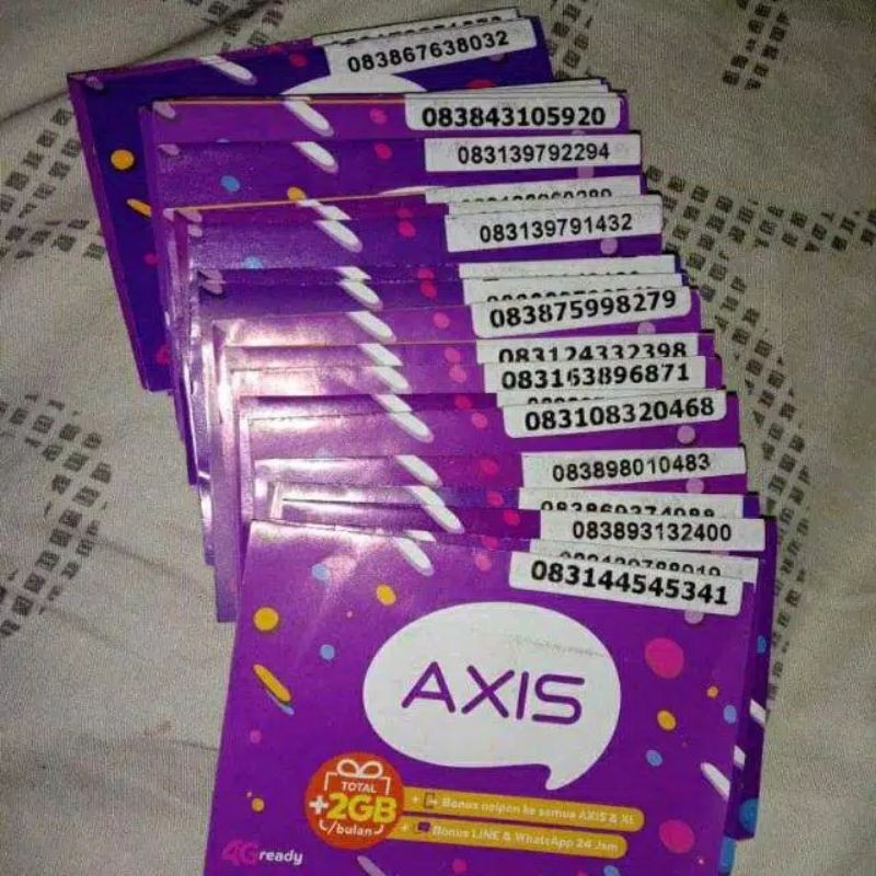 KARTU OTP AXIS SIAP TERIMA SMS/TELPON