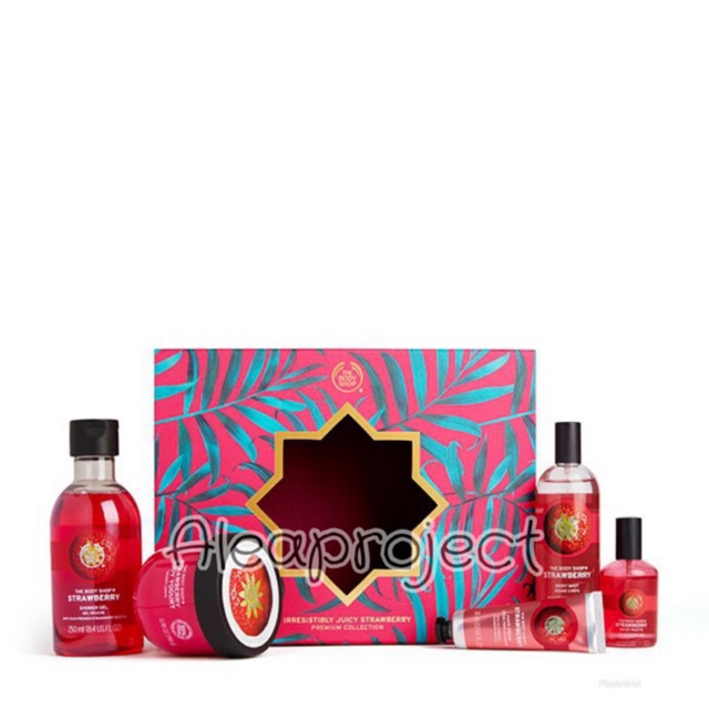 Official The Body Shop Gift Medium Strawberry (Free Shopping Bag)