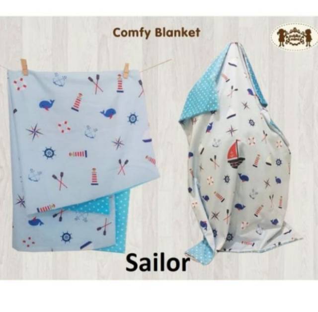 PETITE MIMI Comfi Blanket Selimut Bayi Bulu Lembut Katun Jepang