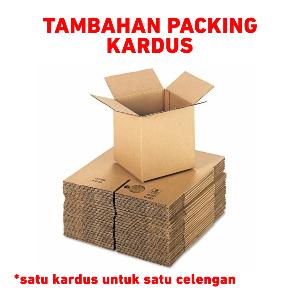 

Packing Tambahan Kardus dan Bubble Wrap