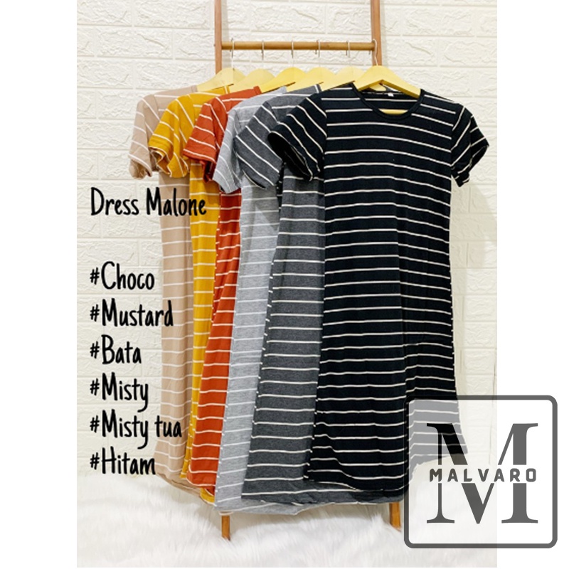 MAL-Dress Malone / Dress Salur Wanita / Daster Wanita