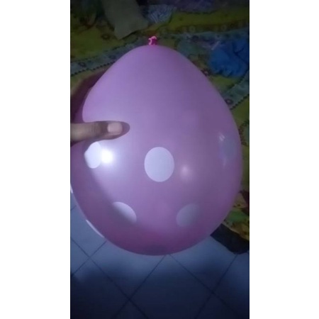 Balon Pesta Latex Polkadot Papan Isi 40Pcs