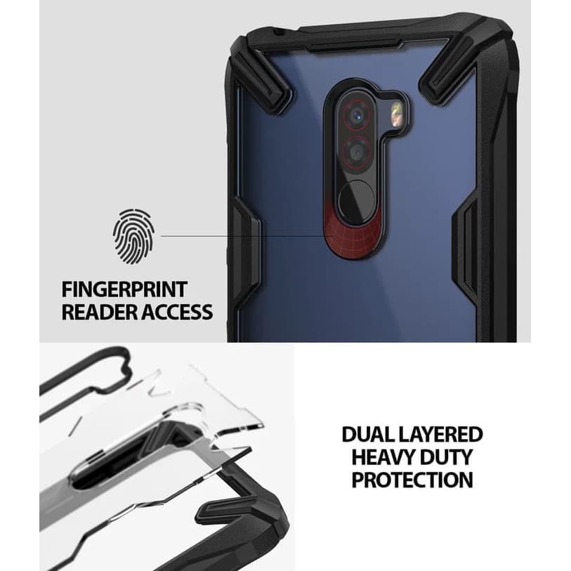 IPHONE XR 6.1 RINGKE FUSION X HARD CASE CLEAR LIST COLOR