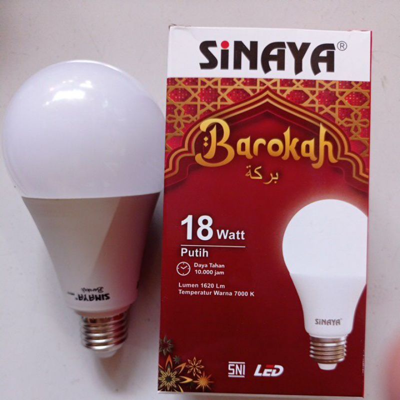 LAMPU LED MURAH BERKUALITAS BAGUS/GARANSI MEREK SINAYA BAROKAH 5W, 7W, 9W, 12W, 15W, 18W