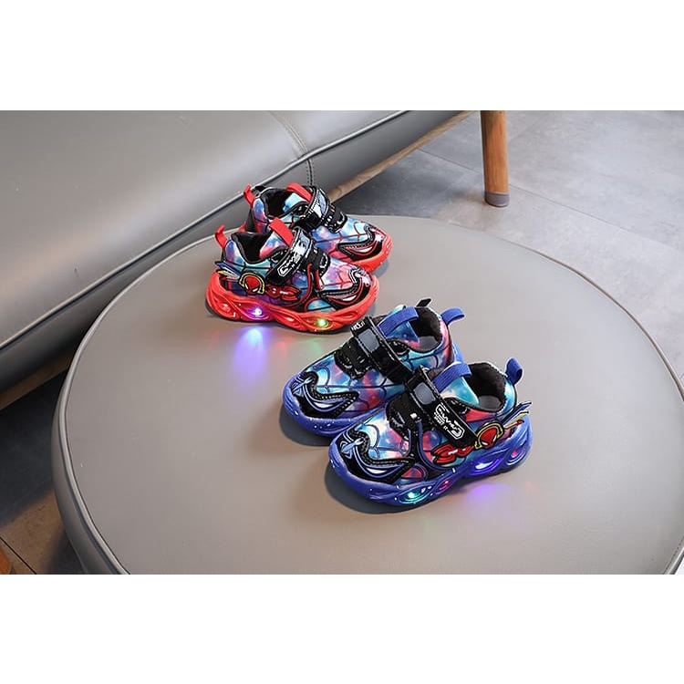 [COD] sepatu LED anak laki laki keren usia 0-6 tahun import premium/ Sneakers anak lampu