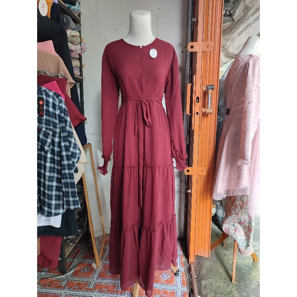 gamis polos mewah