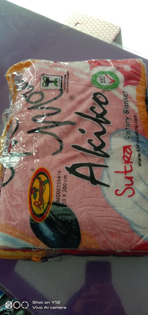 Selimut Akiko Sutra Rotary Ukuran 150×200 Cm