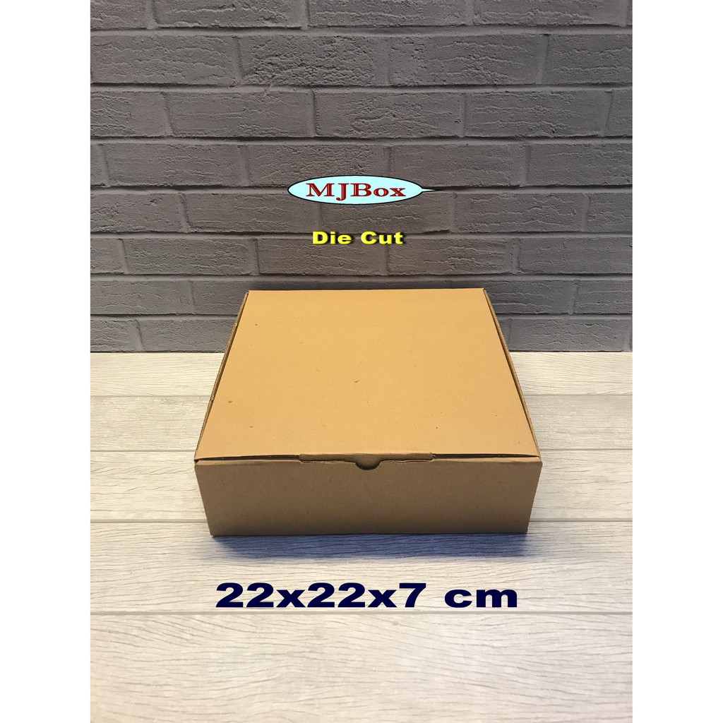 Kardus 22 x 22 x 7 cm....... Die Cut ( pembelian di atas 10 pcs harga nya lebih murah)-1