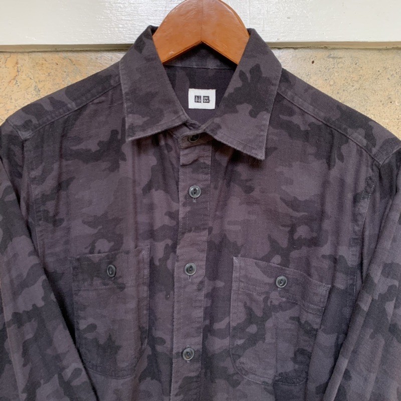 Uniqlo Long Sleeve Army Shirt