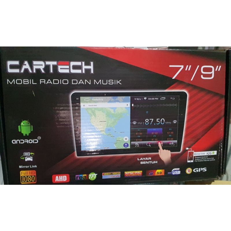 Headunit Android Cartech / Nexus 10 inch Ram 2