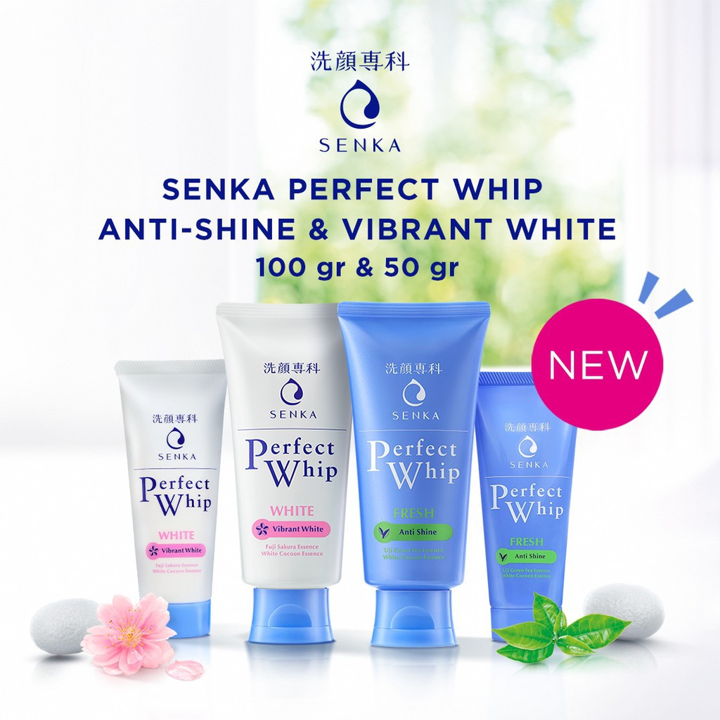 ★ BB ★ SENKA Facial Foam Perfect Whip | White Clay | Whip Fresh | Whip White